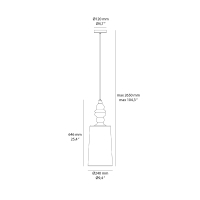 copy of Karman Notredame suspension lamp