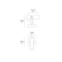 Artemide Coherence faretto da soffitto per esterno