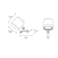 Flos Spot Module Phosphor Led 18W for Light Cut Mini