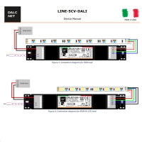 Dalcnet LINE-5CV-DALI RGB BRGB+W RGB+TW and RGB+WA Light Control