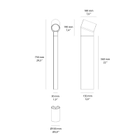 Artemide Oblique outdoor floor lamp