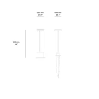 Ideal Lux Toffee outdoor floor lamp Ideal Lux Toffee outdoor floor lamp