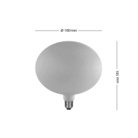 Daylight Milky LED Big Globe Bulb E27 Dimmable Opal