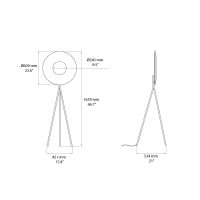 DCW Iris Tripod floor lamp