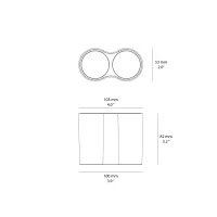 Luce & Light Intono C IN 2.3 and 3.3 ceiling spotlight
