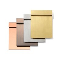 Flos Real Matter LED Recessed Wall Lamp 3W Brushed Gold