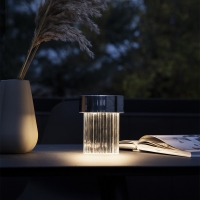 Flos Last Order glass battery table lamp