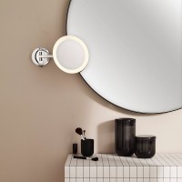 Astro Lighting Mascali Round LED Mirror x5 magnification Wall