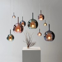 Penta Glo Mini Iconic Sphere Suspension Lamp in Glass