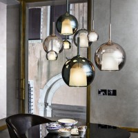 Penta Glo Mini Iconic Sphere Suspension Lamp in Glass