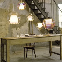 Penta Glo Mini Iconic Sphere Suspension Lamp in Glass