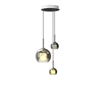 Penta Multiple Composition 3 suspension lamp Glo