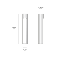 Novantadieci 9010 Stele paletto led per esterno