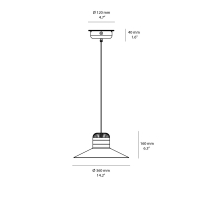 Masiero Cordea S G outdoor suspension lamp