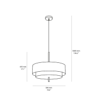 Maytoni Bergamo suspension lamp