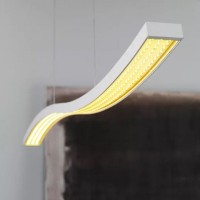 Fontana Arte Serpentine LED 23W White Suspension Lamp With