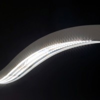 Fontana Arte Serpentine LED 23W White Suspension Lamp With