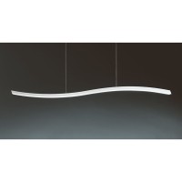 Fontana Arte Serpentine LED 23W White Suspension Lamp With