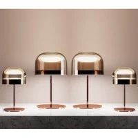 Fontana Arte Equatore LED Glass Table Lamp By Gabriele and Fontana Arte Equatore LED Glass Table Lamp By Gabriele and