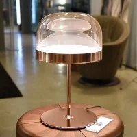 Fontana Arte Equatore LED Glass Table Lamp By Gabriele and Fontana Arte Equatore LED Glass Table Lamp By Gabriele and