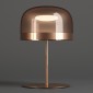 Fontana Arte Equatore LED Glass Table Lamp By Gabriele and