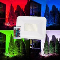 Lampo FLAT 30W LED RGB Adjustable White Floodlight With Remote