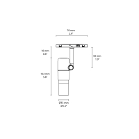 Flos Atom 120 spotlight 24V for Zero Track Pro profile