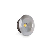 Lampo Spot Mini Faretto 1W LED da incasso 120° 350mA In Lega