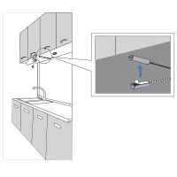 Lampo Sensore On-Off 12V-24V Per Porte Mobili Ante