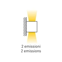 Bot Lighting Lagos 1 biemission applique led lamp for outdoor Bot Lighting Lagos 1 biemission applique led lamp for outdoor