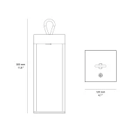 Ideal lux Enya outdoor battery lamp Ideal lux Enya outdoor battery lamp