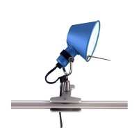 Artemide Tolomeo Micro Pinza Blu Lampada da Tavolo Parete