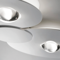 Lodes Bugia Double LED Ceiling Lamp Plafòn Dimmable