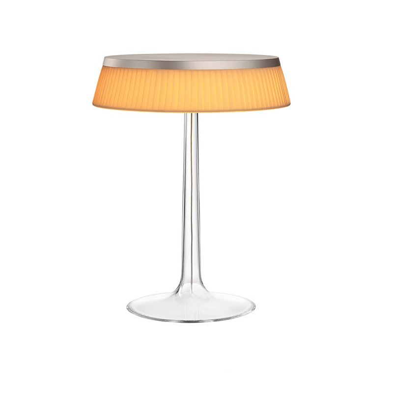 Flos Bon Jour LED Table Lamp Dimmable Top Matt Chrome And