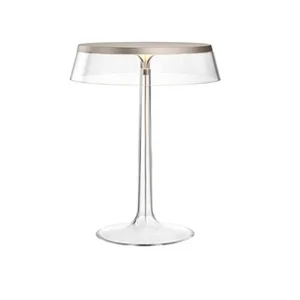 Flos Bon Jour LED Lampada da Tavolo Dimmerabile Top Cromo Opaco