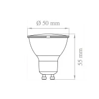Lampo DIK LED GU10 bulb 8W TRICOLOR 240V 120° 3000K-4000K-6000K Lampo DIK LED GU10 bulb 8W TRICOLOR 240V 120° 3000K-4000K-6000K
