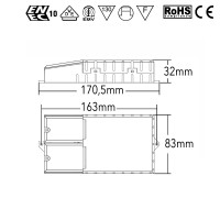 TCI EPC/2 TWIN CAP Electronic Ballast For Discharge Lamp With