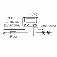 current voltage converter QLT LVQ 700mA 3-6 LEDs