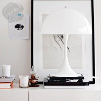 Louis Poulsen Panthella Table Lamp Classic E27 By Verner Panton