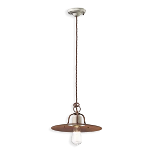Ferroluce Grunge suspension lamp