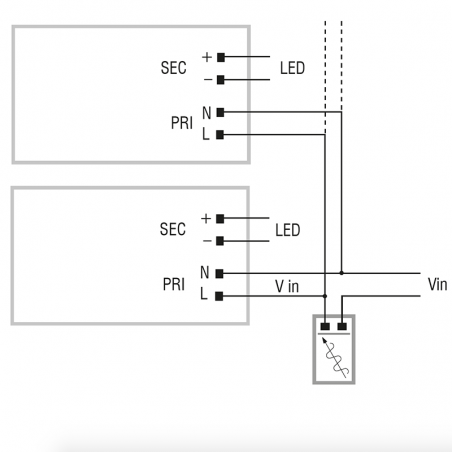 Tci Micro Md Trailing Edge-leading Edge 10w 500ma Dc Direct Current