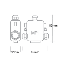 QLT Power Supply MPI 1 Constant Current 350mA Waterproof IP66