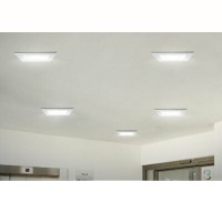 Lampo Pannello LED Da Incasso 6W 115x115mm Alimentatore Incluso