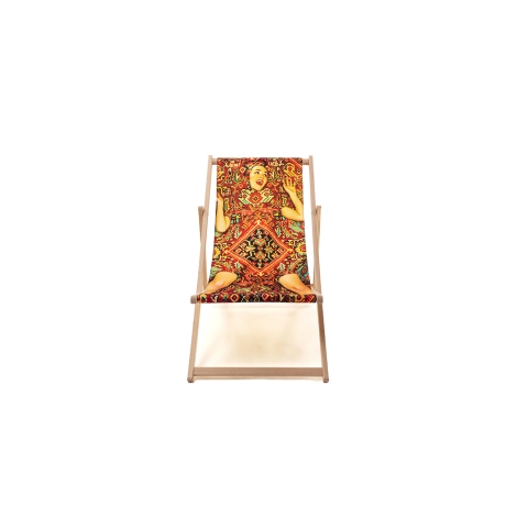 Seletti Toiletpaper folding deck chair Seletti Toiletpaper folding deck chair
