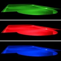 Targetti neptune spotlight rgb IP68 IK10 1e1417 dipping pool Targetti neptune spotlight rgb IP68 IK10 1e1417 dipping pool