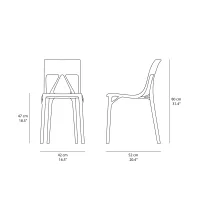 Kartell sedia A.I. Lite Kartell sedia A.I. Lite