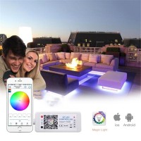 Lampo Kit Wifi RGB Intelligente di Controllo Striscia LED RGB