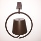 Ai Lati POLDINA Rust Applique Wall Lamp LED with hook