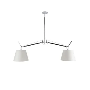 Artemide Tolomeo Basculante Sospensione Due Bracci Diffusori
