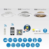 Mantra Alisio LED Ventilatore e Plafone da Soffitto Gestito Da